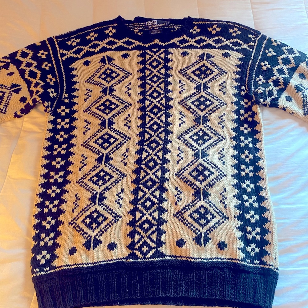 XL men’s cotton knit sweater Polo by Ralph Lauren